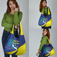 Custom Baseball Curacao Grocery Bag Go Champions Korsou Curve Vibes - Wonder Print Shop