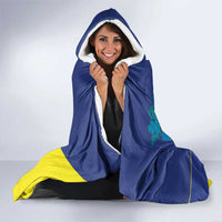 Custom Baseball Curacao Hooded Blanket Go Champions Korsou Curve Vibes - Wonder Print Shop