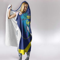 Custom Baseball Curacao Hooded Blanket Go Champions Korsou Curve Vibes - Wonder Print Shop
