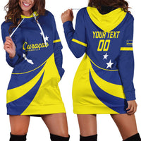Custom Baseball Curacao Hoodie Dress Go Champions Korsou Curve Vibes - Wonder Print Shop