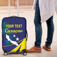 Custom Baseball Curacao Luggage Cover Go Champions Korsou Curve Vibes - Wonder Print Shop