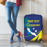 Custom Baseball Curacao Luggage Cover Go Champions Korsou Curve Vibes - Wonder Print Shop