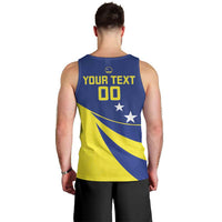 Custom Baseball Curacao Men Tank Top Go Champions Korsou Curve Vibes - Wonder Print Shop