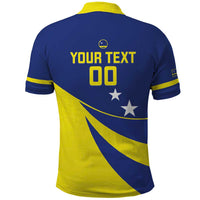 Custom Baseball Curacao Polo Shirt Go Champions Korsou Curve Vibes - Wonder Print Shop