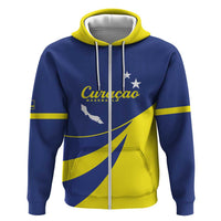 Custom Baseball Curacao Zip Hoodie Go Champions Korsou Curve Vibes - Wonder Print Shop