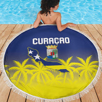 Baseball Curacao Beach Blanket 2025 Korsou de Palmbomen - Wonder Print Shop