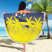 Baseball Curacao Beach Blanket 2025 Korsou de Palmbomen - Wonder Print Shop
