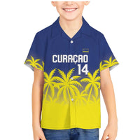 Custom Baseball Curacao Family Matching Mermaid Dress and Hawaiian Shirt 2025 Korsou de Palmbomen - Wonder Print Shop
