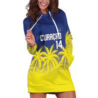 Custom Baseball Curacao Hoodie Dress 2025 Korsou de Palmbomen - Wonder Print Shop
