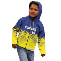Custom Baseball Curacao Kid Hoodie 2025 Korsou de Palmbomen - Wonder Print Shop