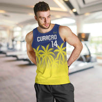 Custom Baseball Curacao Men Tank Top 2025 Korsou de Palmbomen - Wonder Print Shop