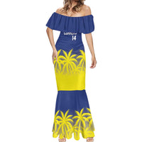 Custom Baseball Curacao Mermaid Dress 2025 Korsou de Palmbomen - Wonder Print Shop