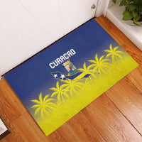 Baseball Curacao Rubber Doormat 2025 Korsou de Palmbomen - Wonder Print Shop
