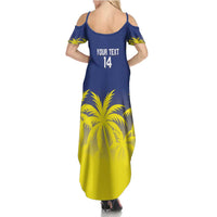 Custom Baseball Curacao Summer Maxi Dress 2025 Korsou de Palmbomen - Wonder Print Shop