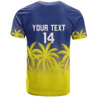 Custom Baseball Curacao T Shirt 2025 Korsou de Palmbomen - Wonder Print Shop