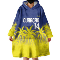 Custom Baseball Curacao Wearable Blanket Hoodie 2025 Korsou de Palmbomen - Wonder Print Shop