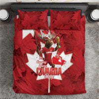 Canada Day Proud 2026 Bedding Set Canadian Moose Soccer Is Coming Home
