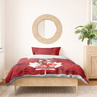 Canada Day Proud 2026 Bedding Set Canadian Moose Soccer Is Coming Home