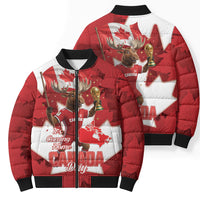 Canada Day Proud 2026 Bomber Puffer Jacket Canadian Moose Soccer Is Coming Home