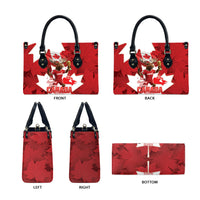 Canada Day Proud 2026 Leather Bag Canadian Moose Soccer Is Coming Home
