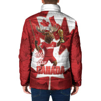 Canada Day Proud 2026 Padded Jacket Canadian Moose Soccer Is Coming Home