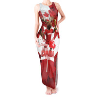 Canada Day Proud 2026 Tank Maxi Dress Canadian Moose Soccer Is Coming Home