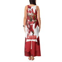 Canada Day Proud 2026 Tank Maxi Dress Canadian Moose Soccer Is Coming Home