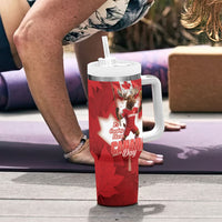 Canada Day Proud 2026 Tumbler With Handle Canadian Moose Soccer Is Coming Home
