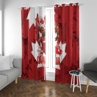 Canada Day Proud 2026 Window Curtain Canadian Moose Soccer Is Coming Home