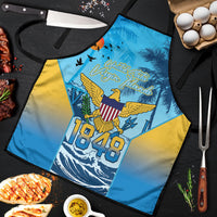 US Virgin Islands Independence Day Apron 1848 Proud Palm Tropical Style