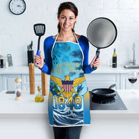 US Virgin Islands Independence Day Apron 1848 Proud Palm Tropical Style