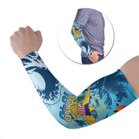 US Virgin Islands Independence Day Personalized Arm Sleeves 1848 Proud Palm Tropical Style