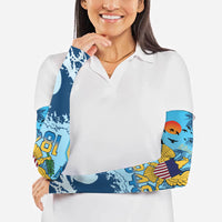 US Virgin Islands Independence Day Personalized Arm Sleeves 1848 Proud Palm Tropical Style