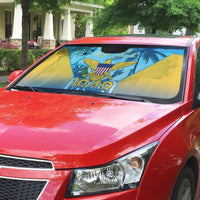 US Virgin Islands Independence Day Auto Sun Shade 1848 Proud Palm Tropical Style