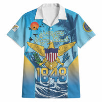 US Virgin Islands Independence Day Personalized Hawaiian Shirt 1848 Proud Palm Tropical Style