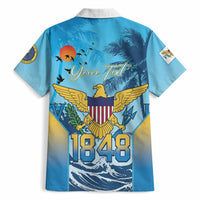 US Virgin Islands Independence Day Personalized Hawaiian Shirt 1848 Proud Palm Tropical Style