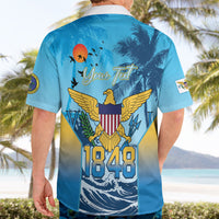 US Virgin Islands Independence Day Personalized Hawaiian Shirt 1848 Proud Palm Tropical Style