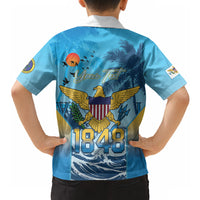 US Virgin Islands Independence Day Personalized Hawaiian Shirt 1848 Proud Palm Tropical Style
