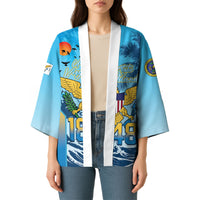 US Virgin Islands Independence Day Personalized Kimono 1848 Proud Palm Tropical Style