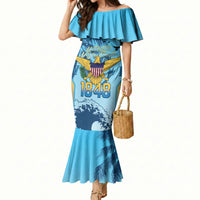 US Virgin Islands Independence Day Personalized Mermaid Dress 1848 Proud Palm Tropical Style