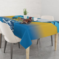 US Virgin Islands Independence Day Tablecloth 1848 Proud Palm Tropical Style