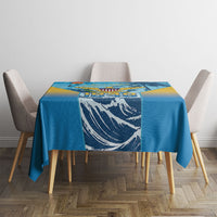 US Virgin Islands Independence Day Tablecloth 1848 Proud Palm Tropical Style