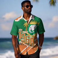Cote d'Ivoire Independence Day Personalized Hawaiian Shirt 1960 Proud Coat Of Arms Grunge Style LT14