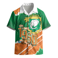 Cote d'Ivoire Independence Day Personalized Kid Hawaiian Shirt 1960 Proud Coat Of Arms Grunge Style
