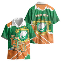 Cote d'Ivoire Independence Day Personalized Kid Hawaiian Shirt 1960 Proud Coat Of Arms Grunge Style LT14