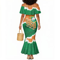 Cote d'Ivoire Independence Day Personalized Mermaid Dress 1960 Proud Coat Of Arms Grunge Style