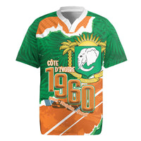 Cote d'Ivoire Independence Day Personalized Rugby Jersey 1960 Proud Coat Of Arms Grunge Style