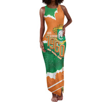 Cote d'Ivoire Independence Day Personalized Tank Maxi Dress 1960 Proud Coat Of Arms Grunge Style
