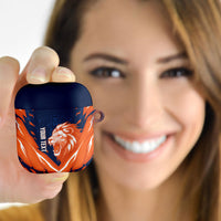 Custom Netherlands 2026 Football AirPods Case Go Oranje Majestic Lion