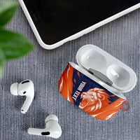 Custom Netherlands 2026 Football AirPods Case Go Oranje Majestic Lion